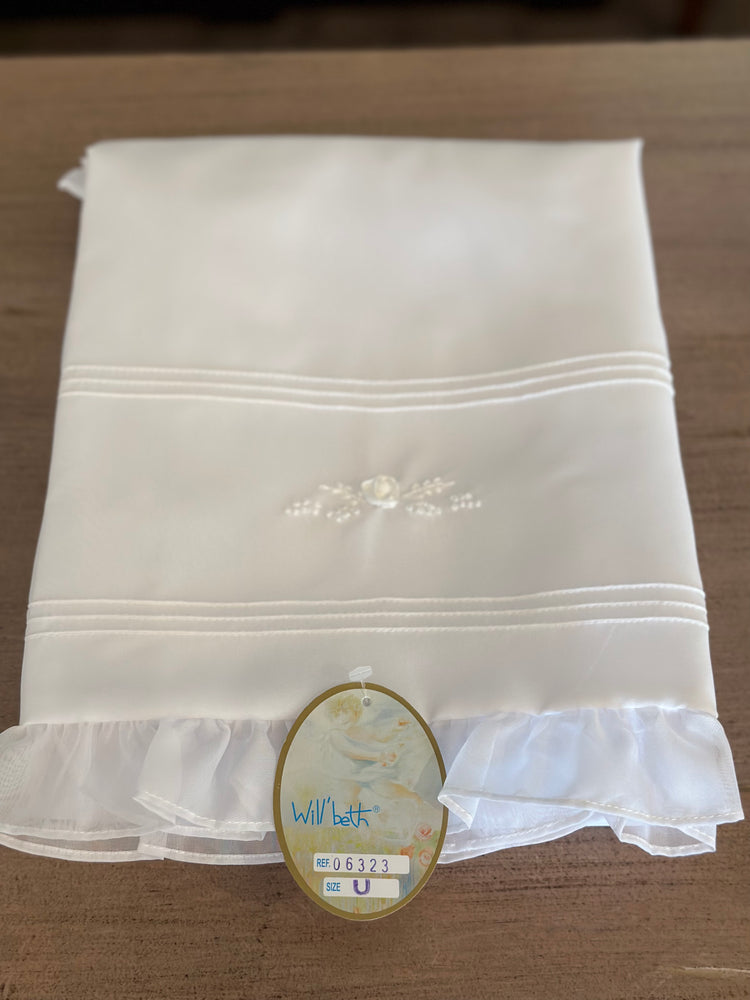 White organza blanket